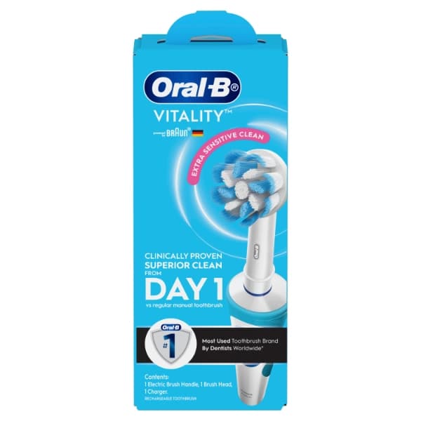مسواک برقی اورال بی ضد حساسیت ویتالیتی Oral-B Vitality Extra Sensitive Clean