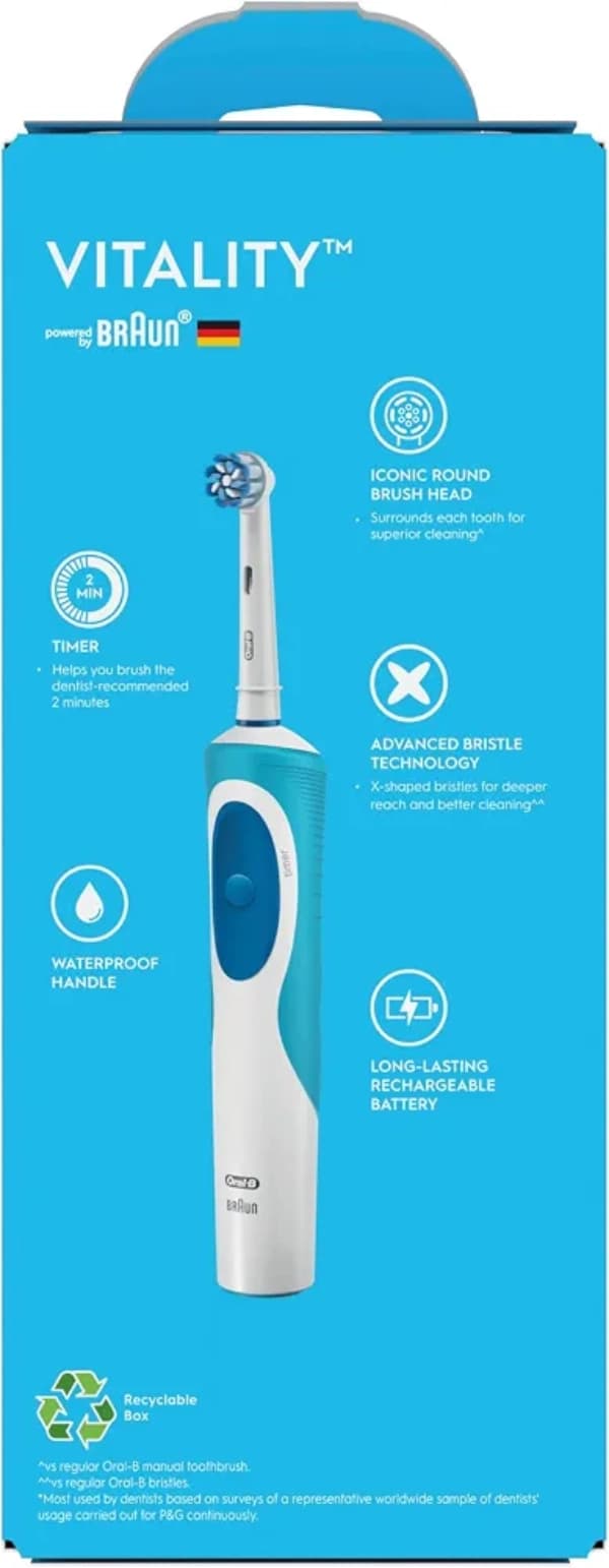 مسواک برقی اورال بی ضد حساسیت ویتالیتی Oral-B Vitality Extra Sensitive Clean — تصویر ۳