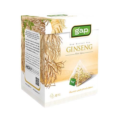دمنوش جنسينگ بانبات Gap حاوی 12 عدد