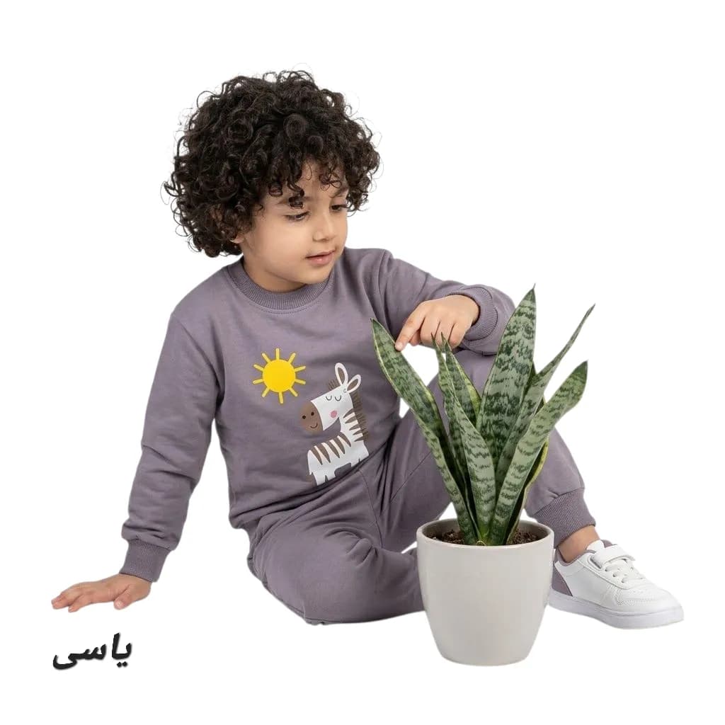بلوز شلوار بچه‌گانه زرافه — تصویر ۳