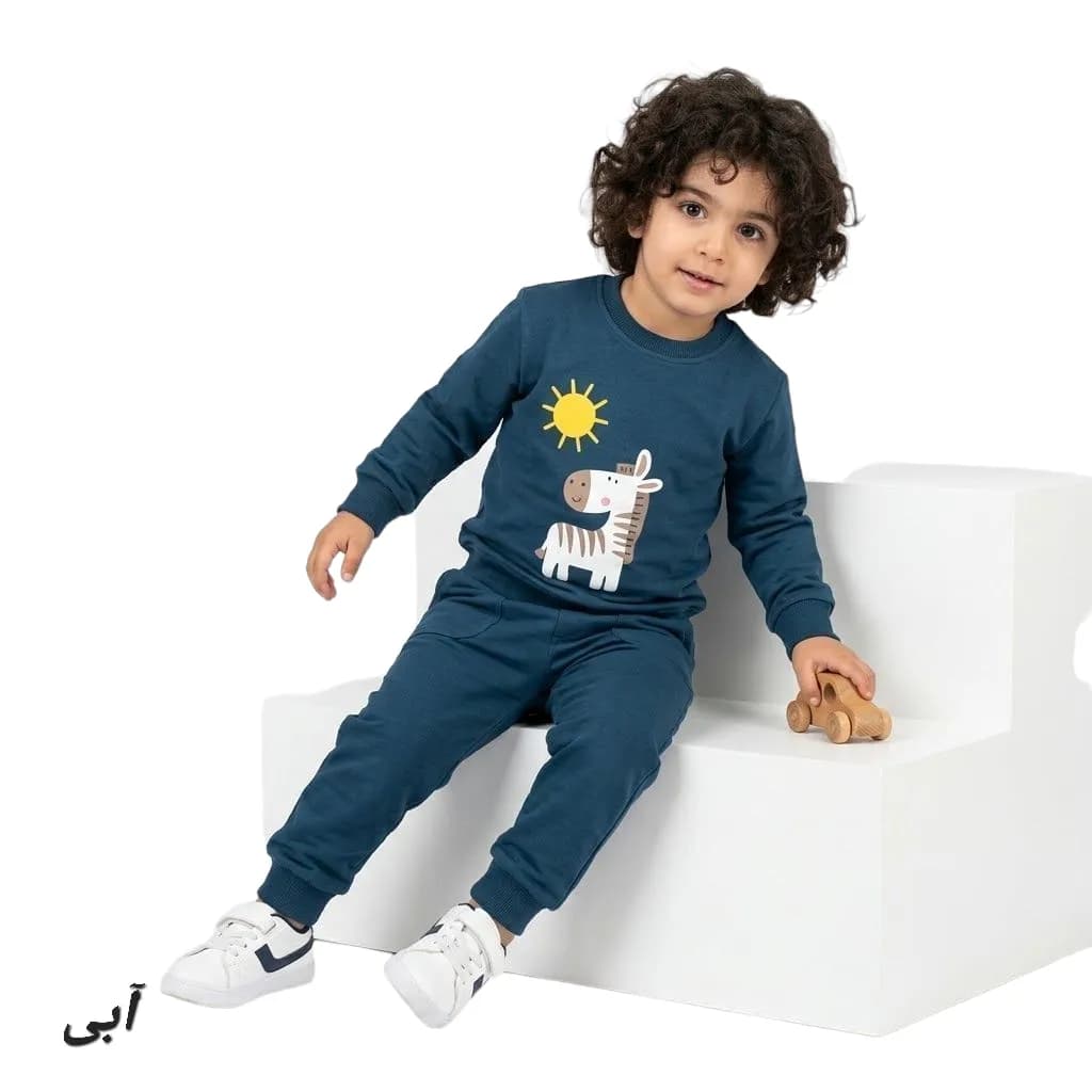 بلوز شلوار بچه‌گانه زرافه