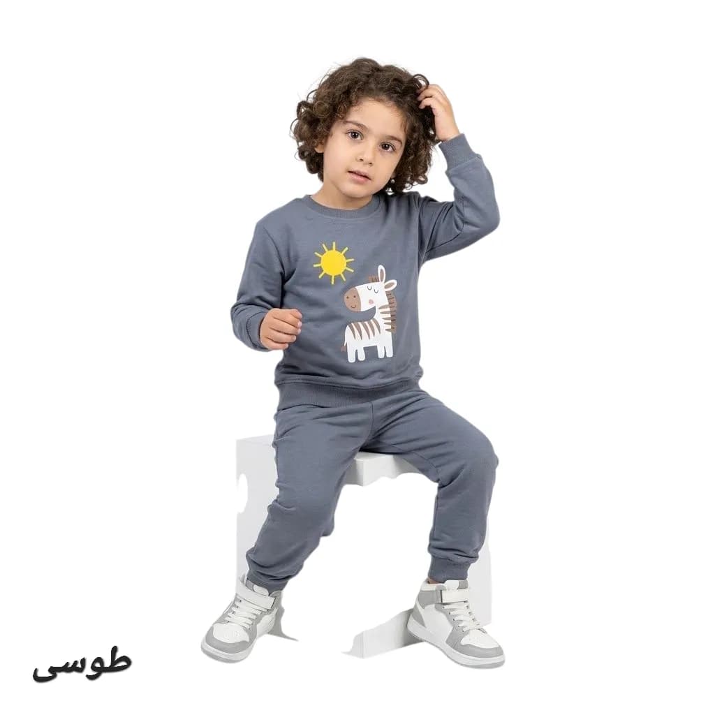بلوز شلوار بچه‌گانه زرافه — تصویر ۲
