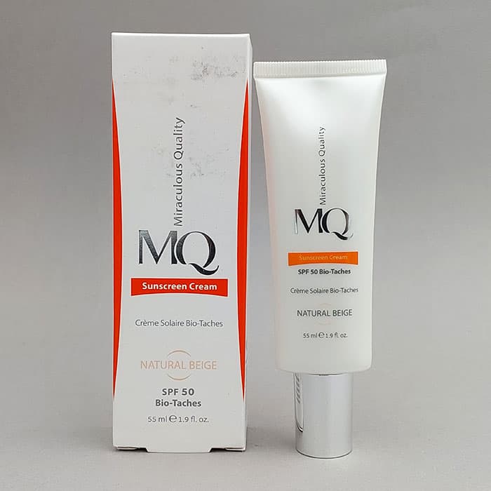 کرم ضد آفتاب و روشن کننده بژ طبیعی MQ ام کیو SPF 50 حجم 55 میل کد 92139