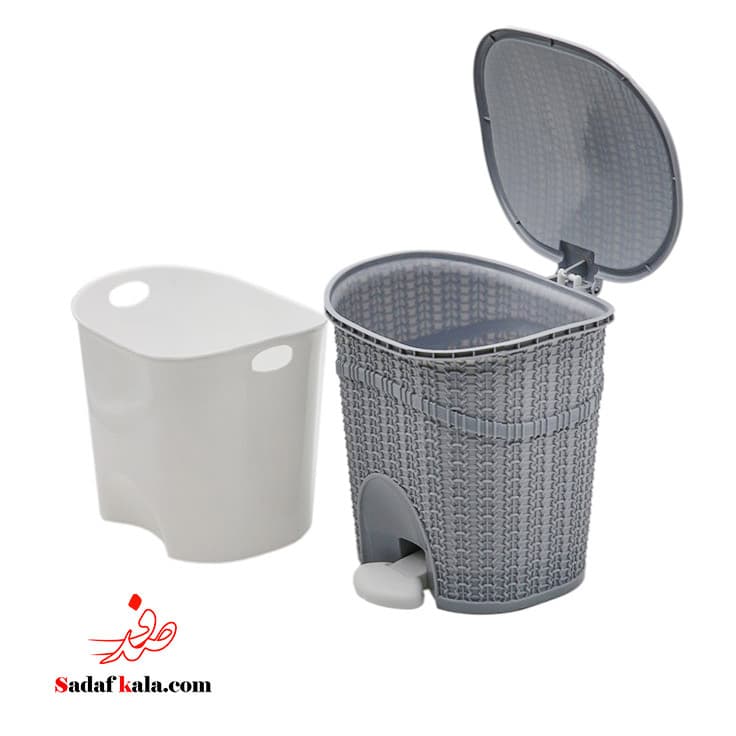 سطل پدالی گرند دو جداره کوچک بانیس(12)/20611 — تصویر ۲