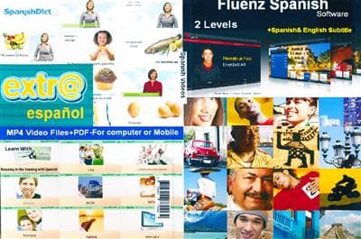 DVD – CD آموزشی spanish learning videos