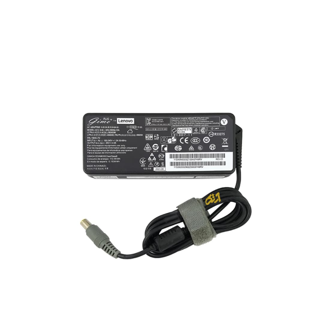 آداپتور شارژر لپ تاپ لنوو 20Vولت 4.5 آمپر سردلی adaptor laptop LENOVO Thinkpad X120e — تصویر ۴