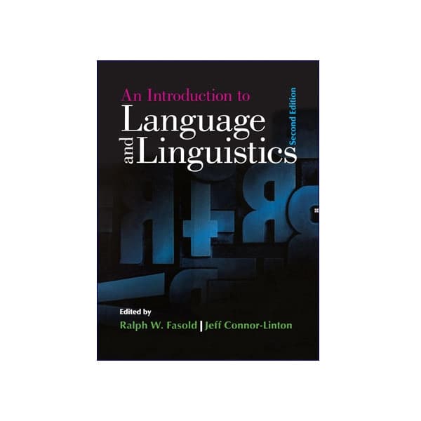 An Introduction to Language and Linguistics