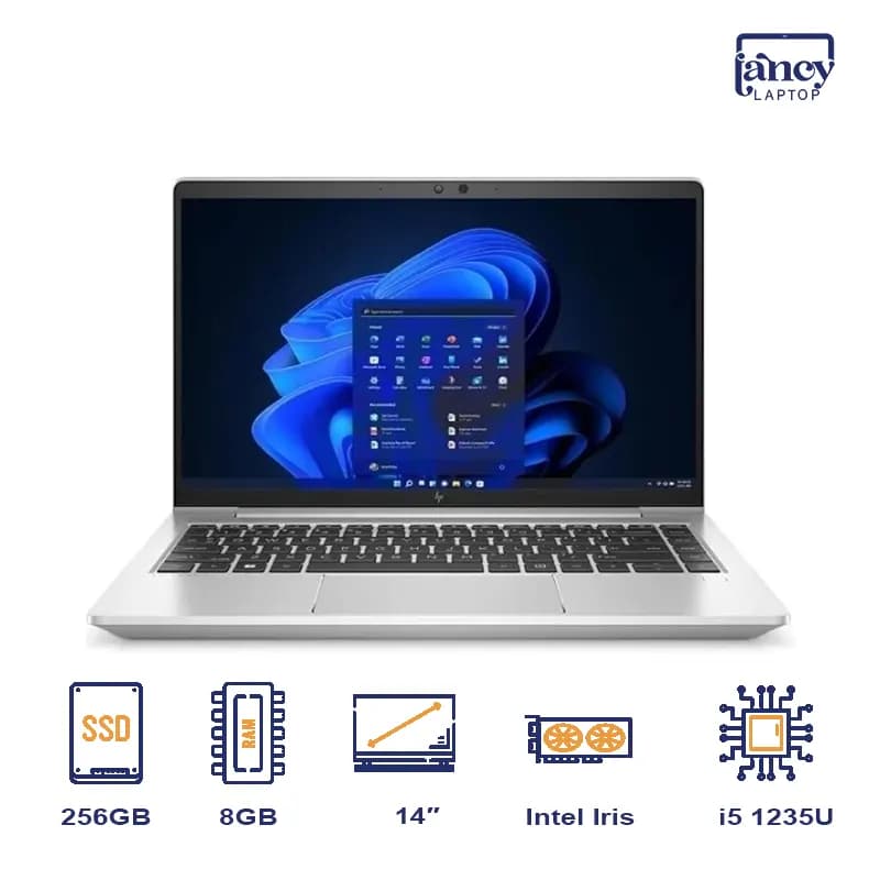 لپ تاپ استوک 14 اینچی اچ پی EliteBook 840 G9 Core i5-1235U 8GB DDR5 256GB SSD Intel Iris Xe WUXGA
