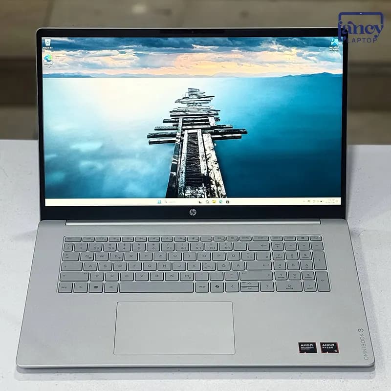 لپ تاپ اپن باکس 17 اینچی اچ پی OmniBook 3 Ryzen 5 16GB 512GB SSD AMD Radeon Graphics IPS FHD — تصویر ۲