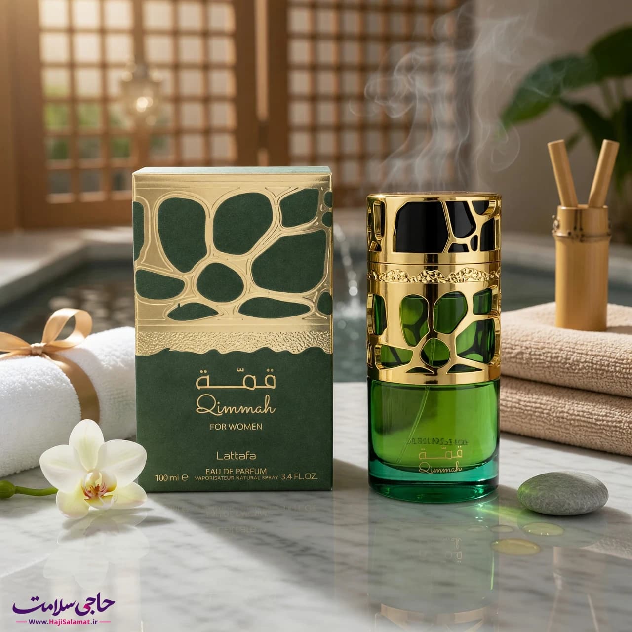 عطر قمه زنانه لطافه 100 میل اصلی Lattafa Qimmah For Women — تصویر ۵