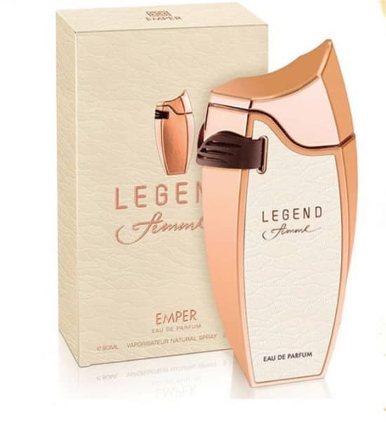 عطر ادکلن زنانه لجند فم طلایی اصلی و اورجینال شرکت امپر EMPER LEGEND Femme
