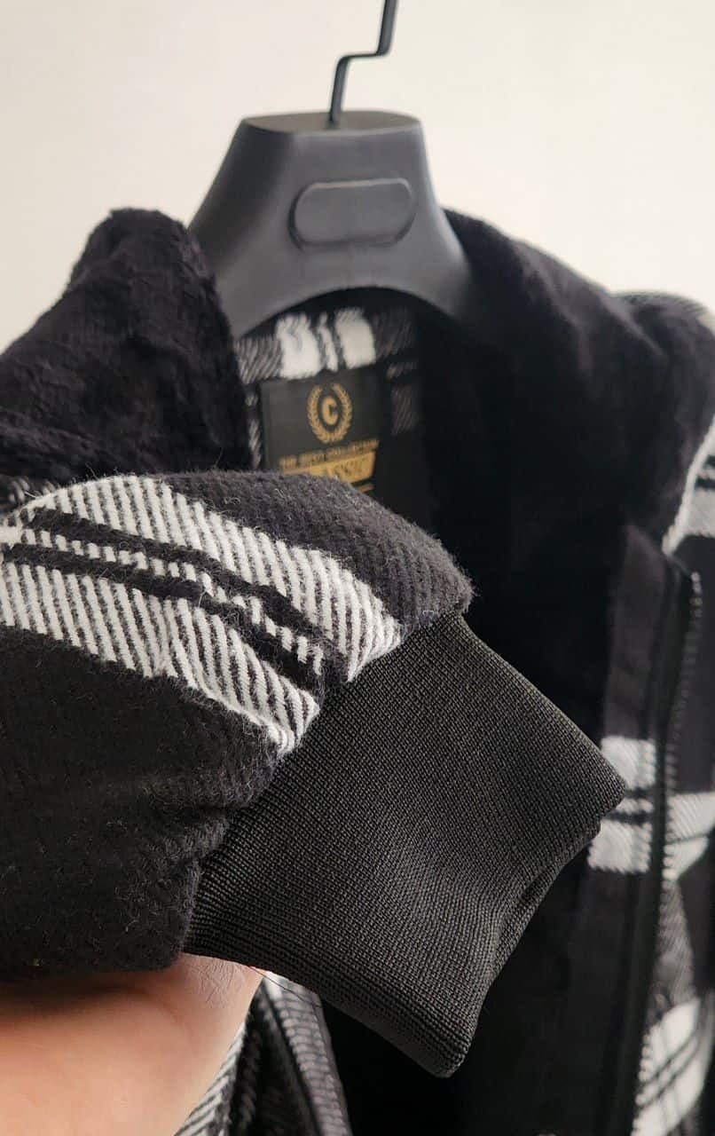 شکت سایز بزرگ چهار خانه کلاهدار کد 2470 — تصویر ۳