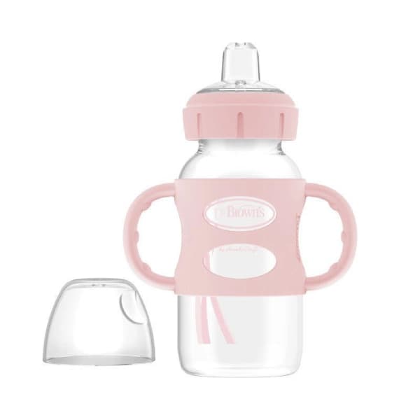 لیوان آموزشی کودک سوپاپ دار دکتر براون 270 میل مدل sippy bottle — تصویر ۲