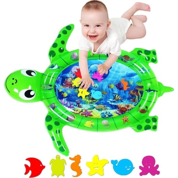 تشک بازی واترمت کودک طرح لاک پشت (water mat)