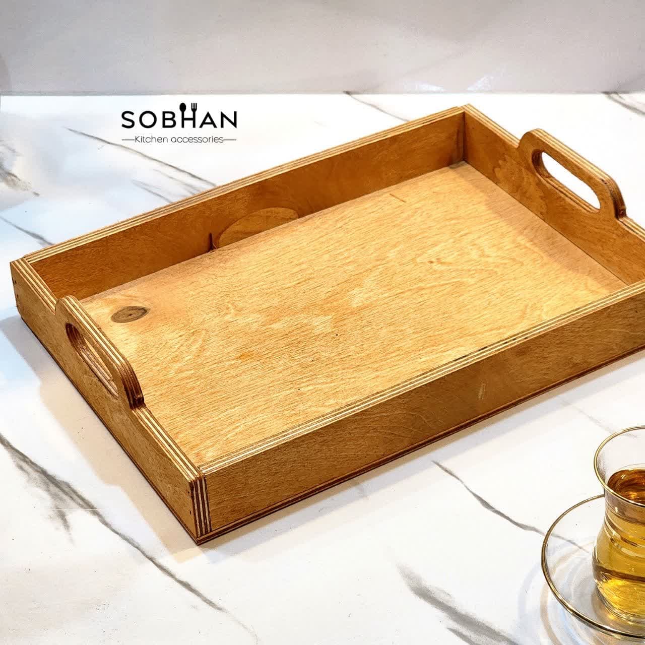 سینی 2 دسته مستطیل بزرگ — تصویر ۲