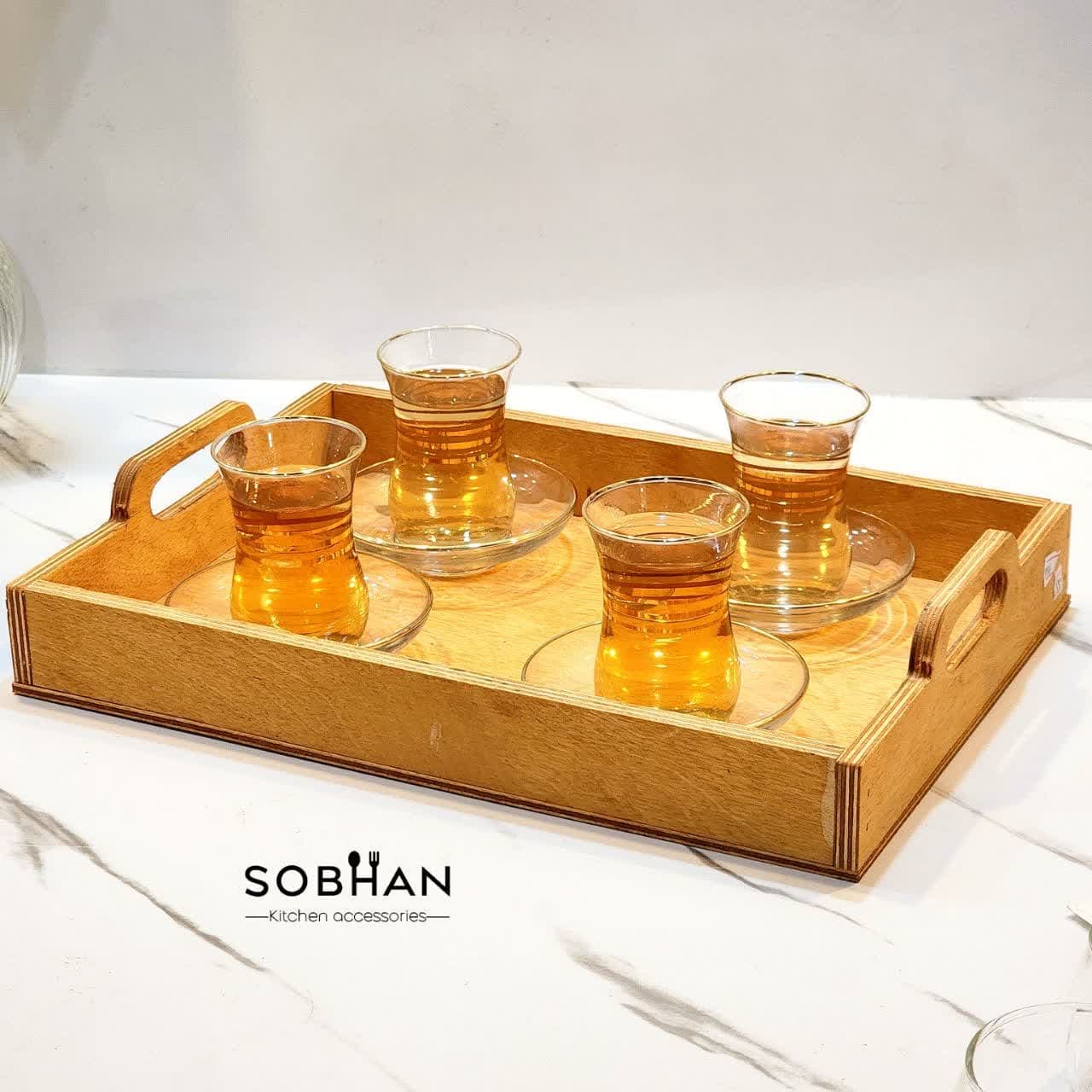 سینی 2 دسته مستطیل بزرگ