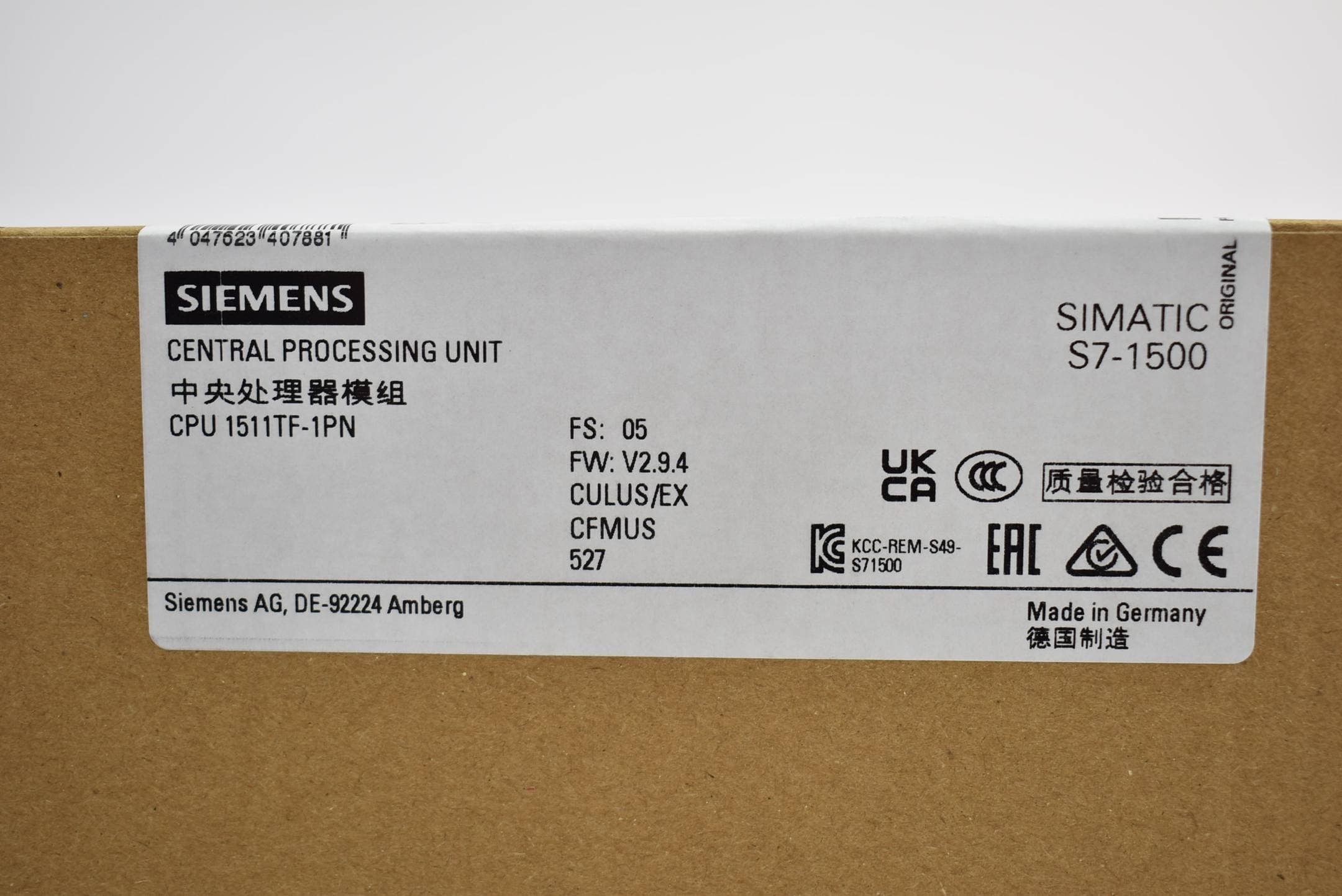 CPU زیمنس مدل 1511TF-1 PN کد فنی 6ES7511-1UK01-0AB0 — تصویر ۲
