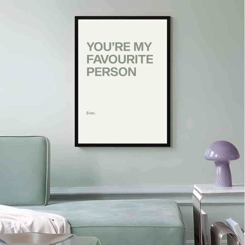 تابلو مدل Favourite person کد 2489011004 — تصویر ۲