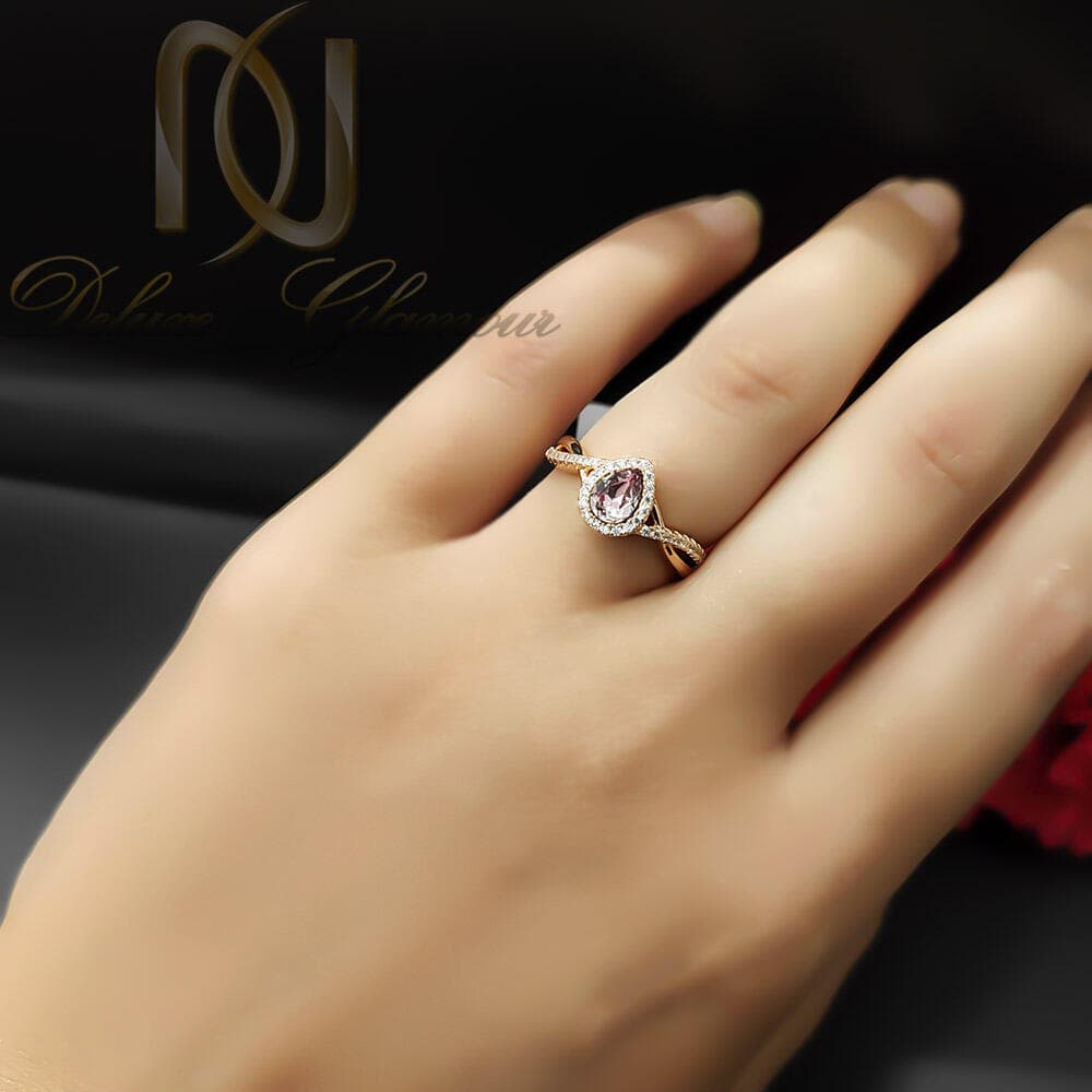 انگشتر سواروسکی دخترانه طرح اشک rg-n509 — تصویر ۳