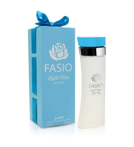 عطر ادکلن زنانه فاسیو لایت بلو اصلی و اورجینال امپر ادوپرفیوم EMPER FASIO LIGHT BLUE