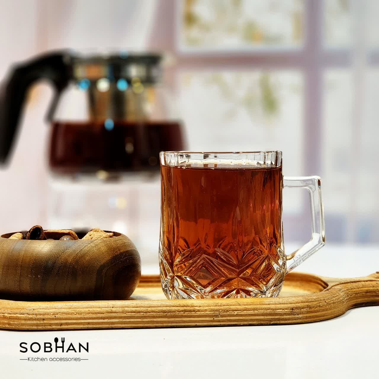 نیم لیوان شیشه ای مارینا