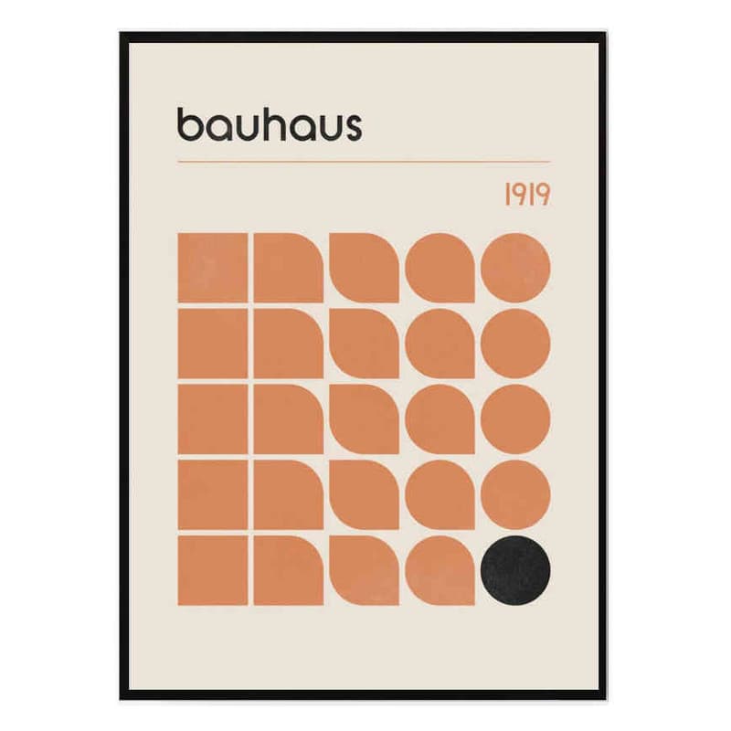 تابلو مدل Orange bauhaus کد 248901836