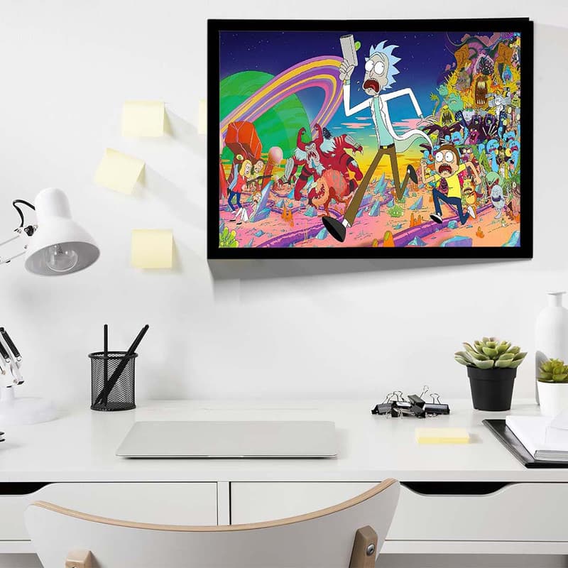 تابلو مدل rick and morty کد F-15028 — تصویر ۶