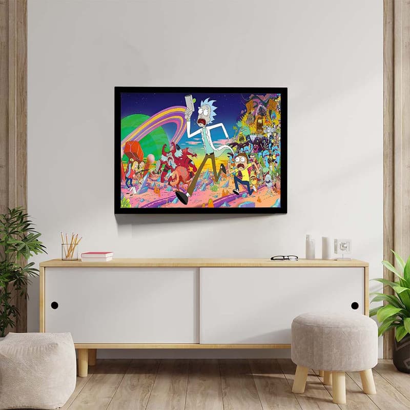 تابلو مدل rick and morty کد F-15028 — تصویر ۵
