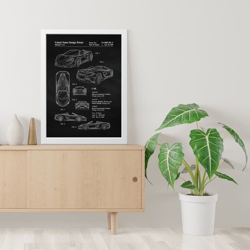 تابلو مدل Mclaren کدm2608-w — تصویر ۴