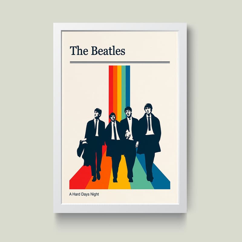 تابلو مدل The Beatles کدS1627-w