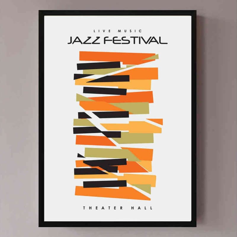 تابلو مدل Live jazz کد 248901978 — تصویر ۳