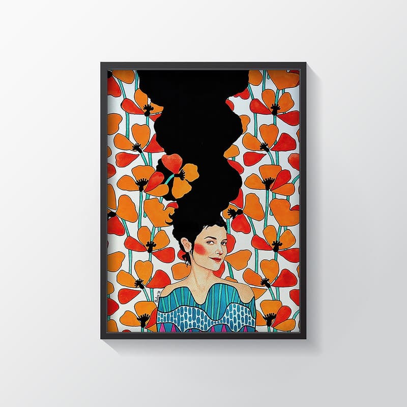 تابلو سالی وود مدل حس بیداری در رویا کد T300139 — تصویر ۲