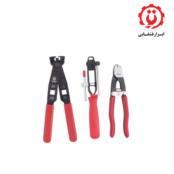 ست انبر بست پلوس 3 عددی هزبرن مدل 1056120203 — تصویر ۲