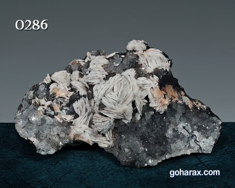 سنگ زینتی باریت با همرشدی کوارتز | code:0286