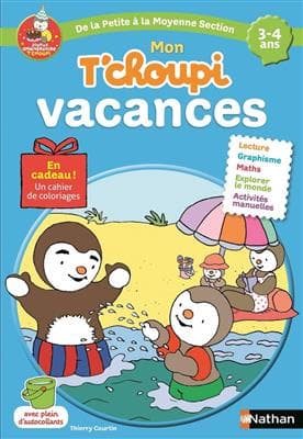کتاب فرانسه T’choupi 3 – 4 ans