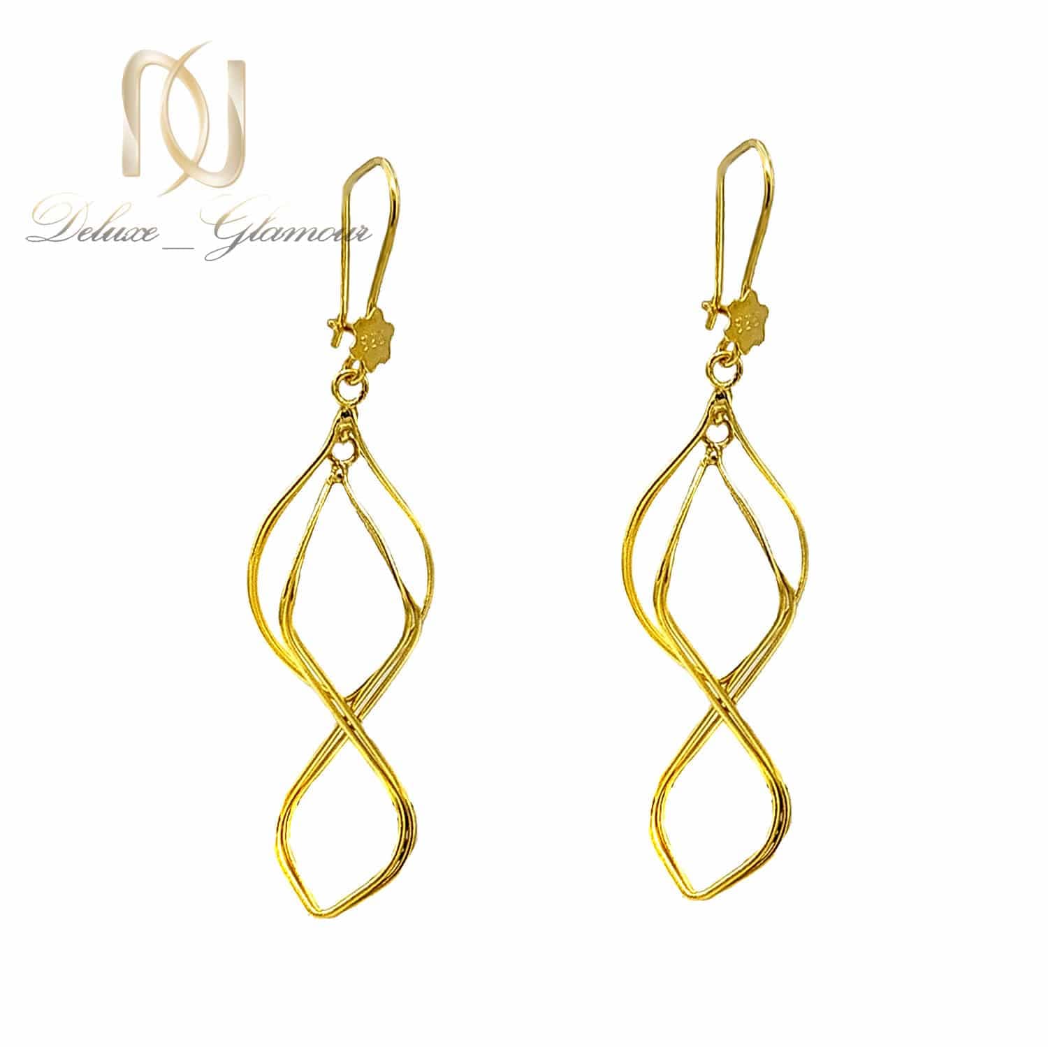 گوشواره آویزی بلند نقره 925 اصل er-n238