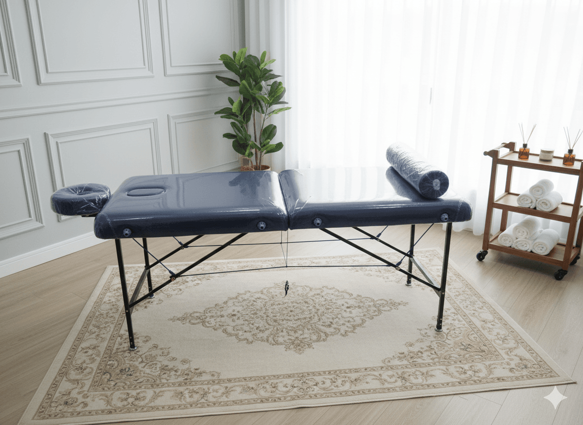 تخت پرتابل ماساژ چمدونی تاشو مدشاپ