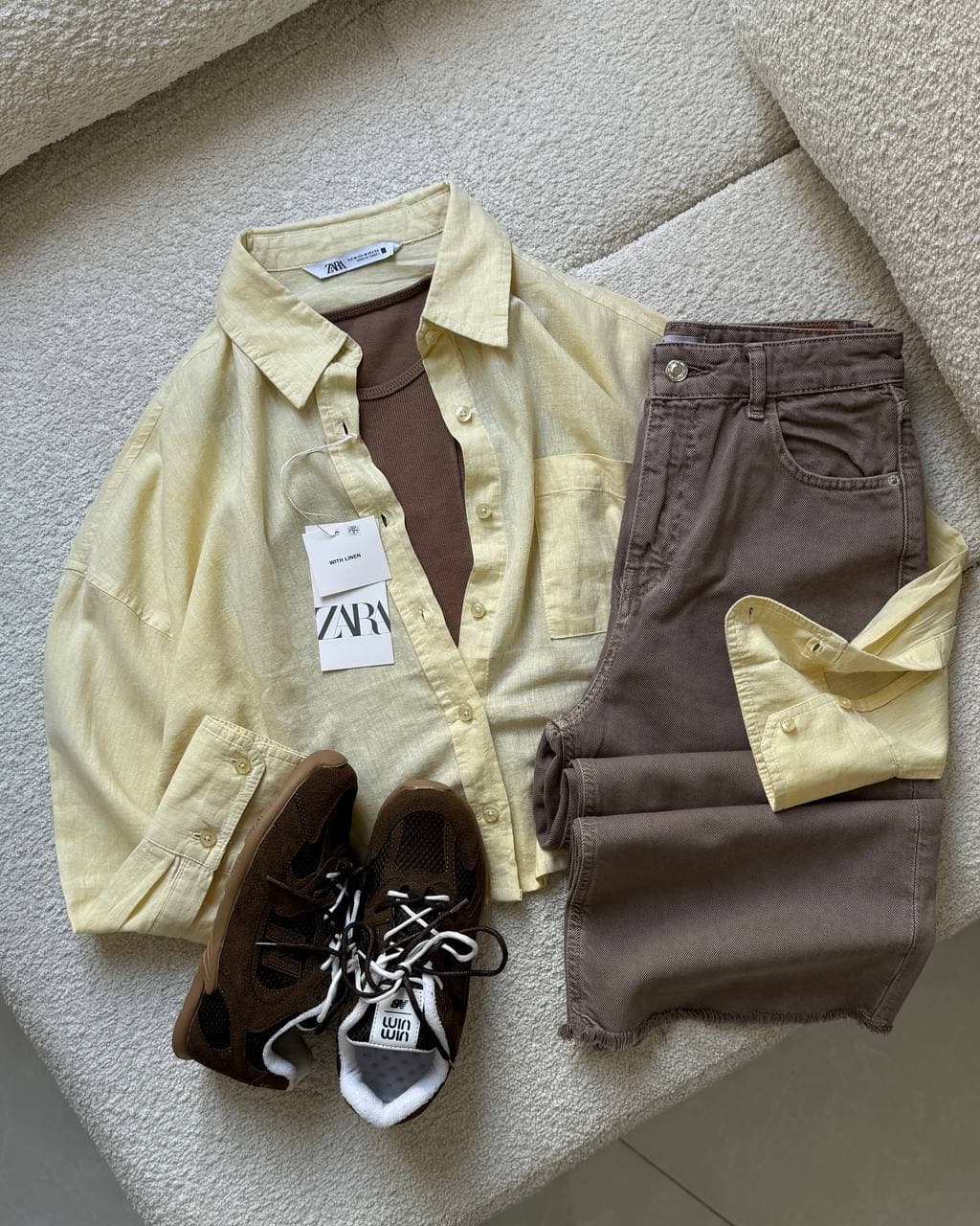 شومیز کراپ zara💛