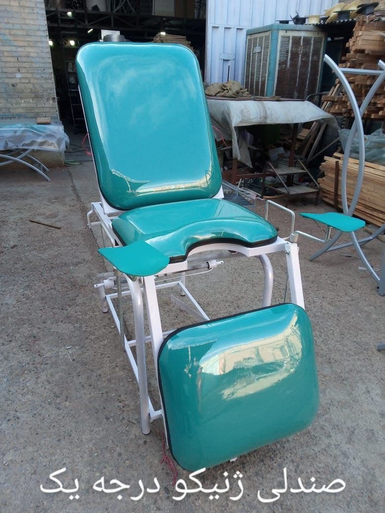 تخت ژنیکولوژی ژینیکو معاینه زنان مدل مدشاپ مکانیکی دستی — تصویر ۳