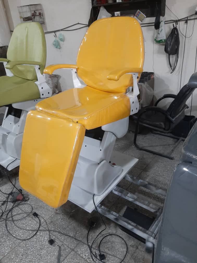 صندلی تخت برقی دو موتوره مزوتراپی تزریق ژل بوتاکس کاشت مو جراحی زیبایی — تصویر ۸