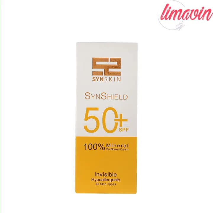 کرم ضد آفتاب بدون رنگ ساین اسکین SPF 50 مدل SYN Shield Mineral حجم 50 میلی‌لیتر — تصویر ۲