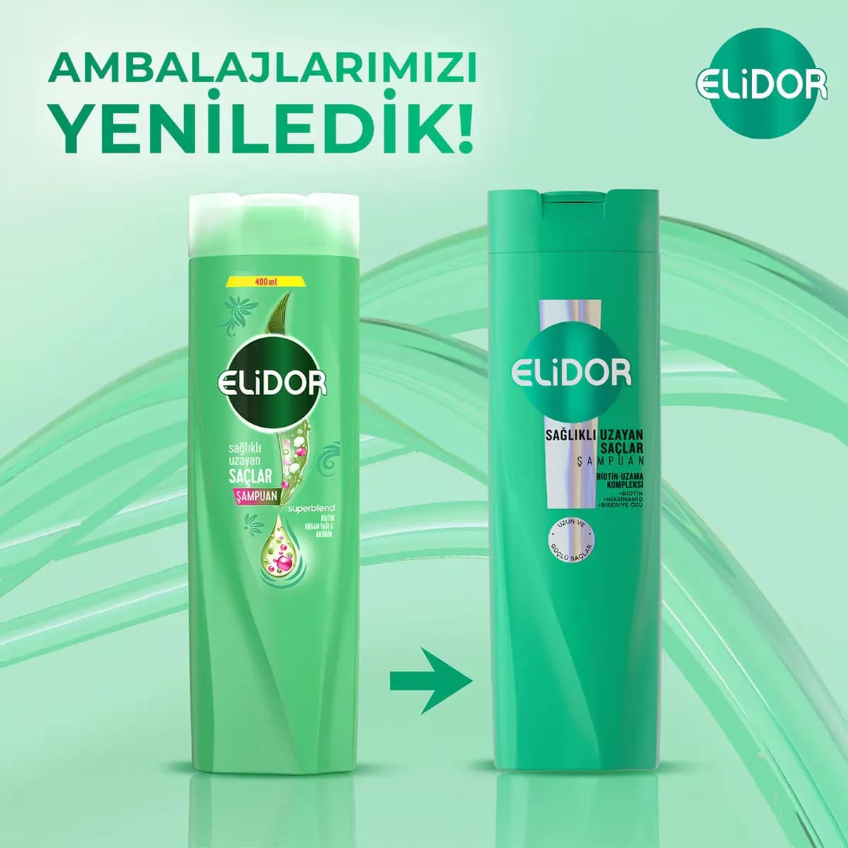 شامپو الیدور سبز افزایش دهنده رشد مو — تصویر ۳