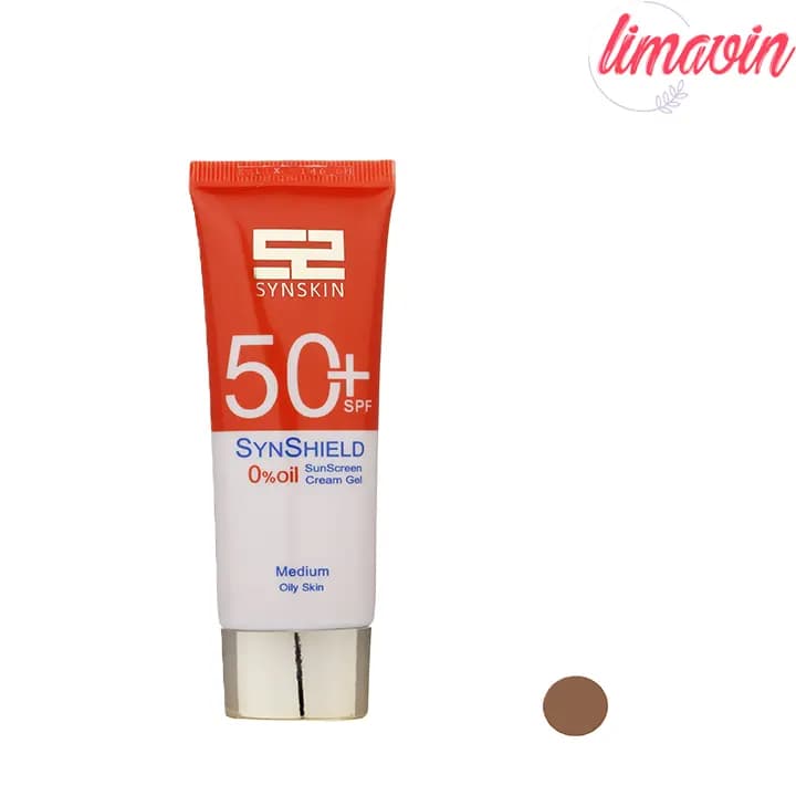 ژل ضد آفتاب رنگی ساین اسکین SPF 50 مدل M ‌مناسب پوست‌های چرب حجم 50 میلی‌لیتر