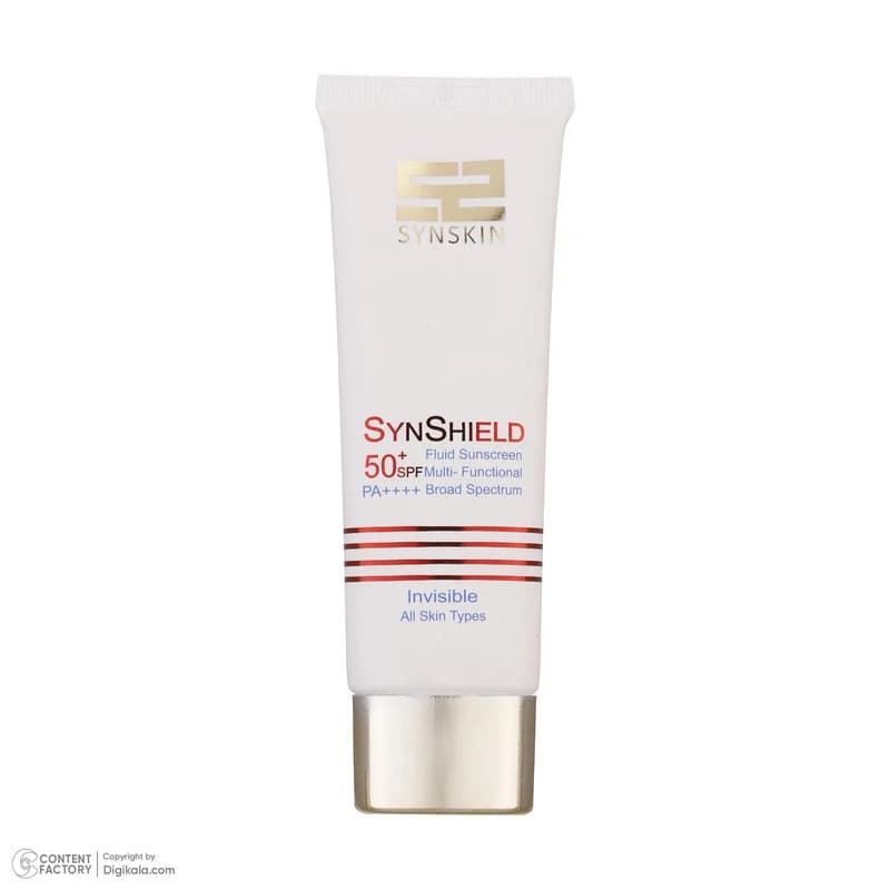 فلوئید ضدآفتاب بی‌رنگ ساین اسکین SPF50 سری Invisible مناسب انواع پوست، حجم 50 میلی‌لیتر — تصویر ۹