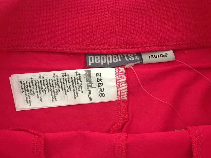 شلوارک نخی دخترانه Pepperts آلمان سرخابی — تصویر ۳