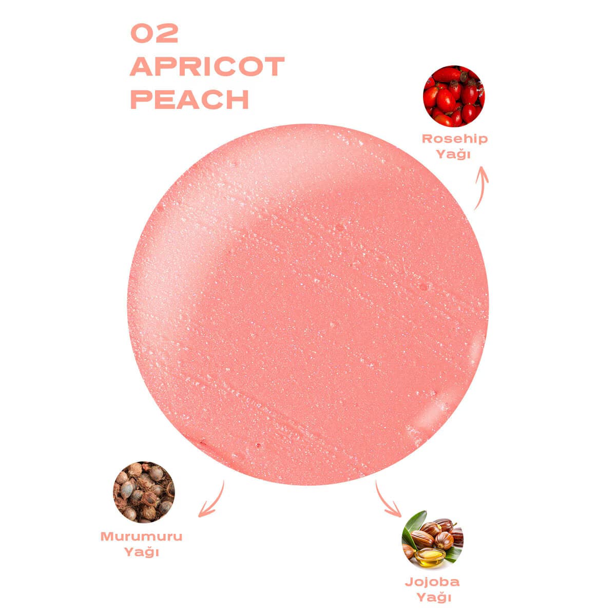 لیپ گلاس گلدن رز Sweet Kiss 02 — تصویر ۲