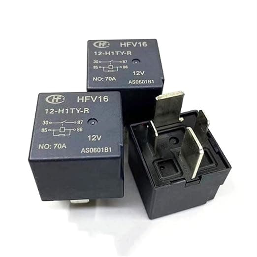 رله 4 پایه 70 آمپر(رله فن دور تند جک JAC) هنگفا HFV16/12-H1T-R