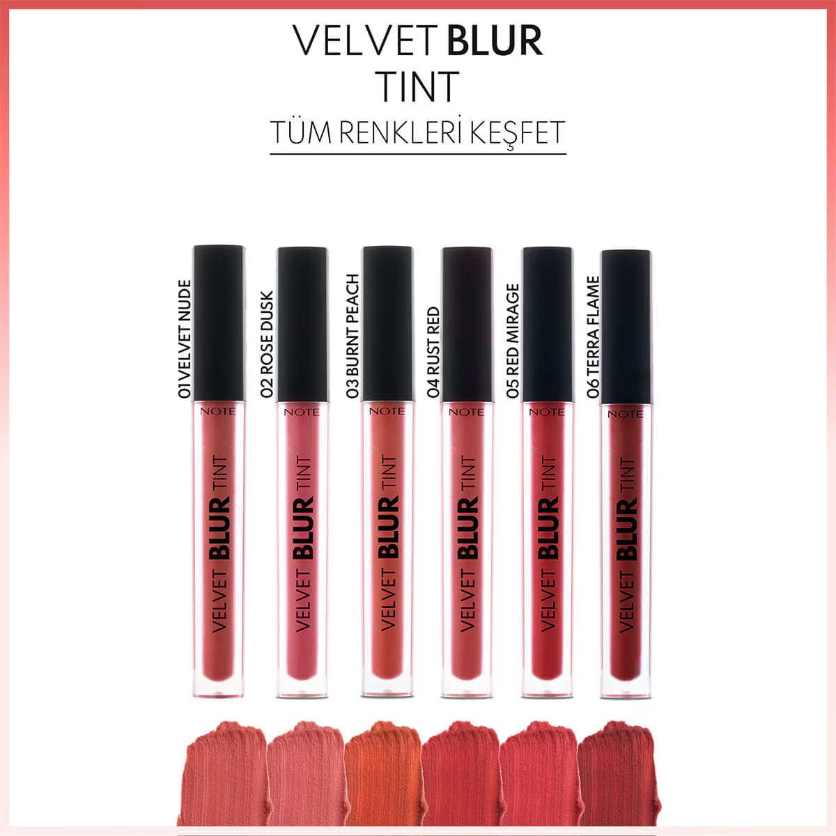 رژ لب مایع نوت مدل Velvet Blur 02 — تصویر ۴