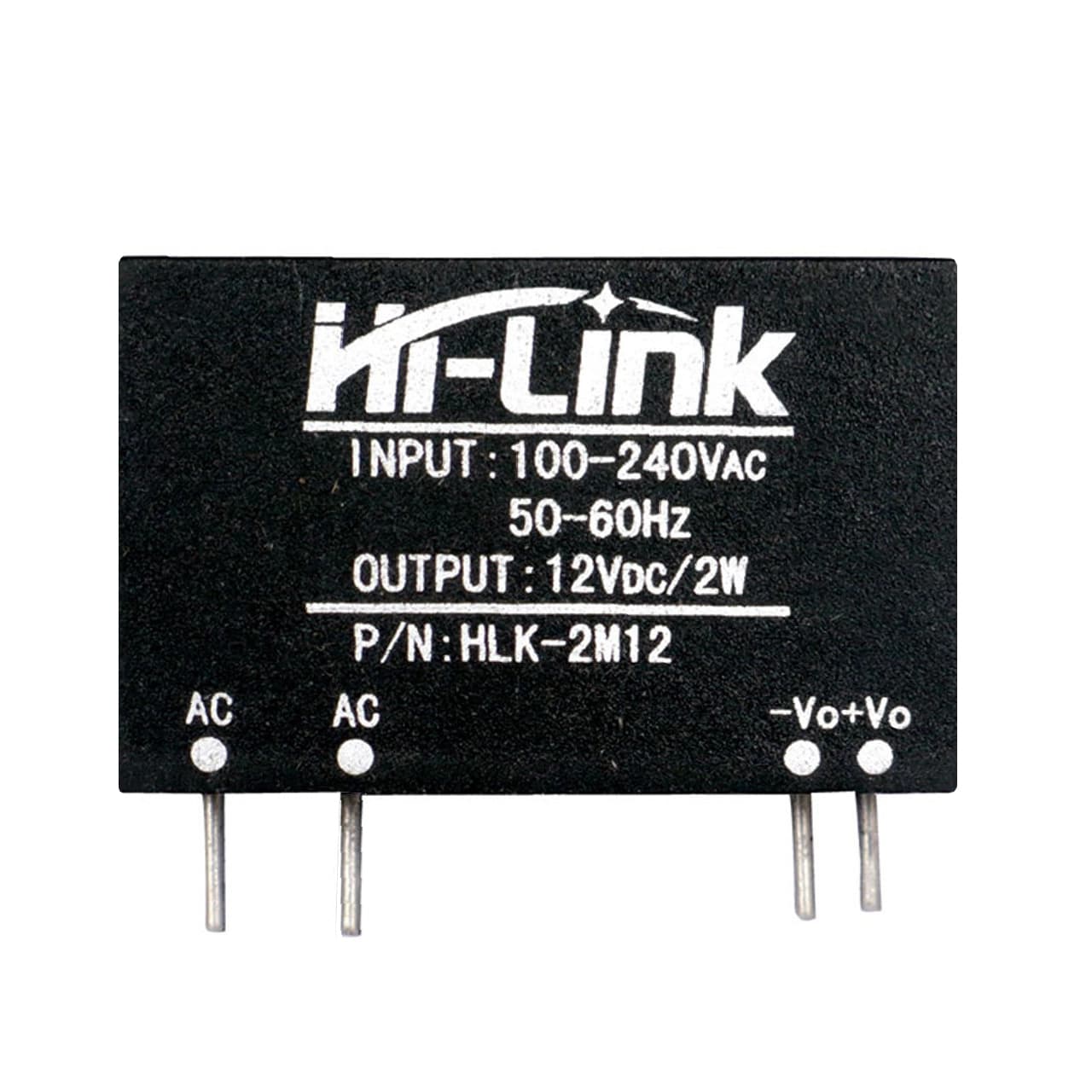 ماژول کاهنده روبردی ایزوله 220V به 12V جریان 170mA مدل HLK-2M12 — تصویر ۲