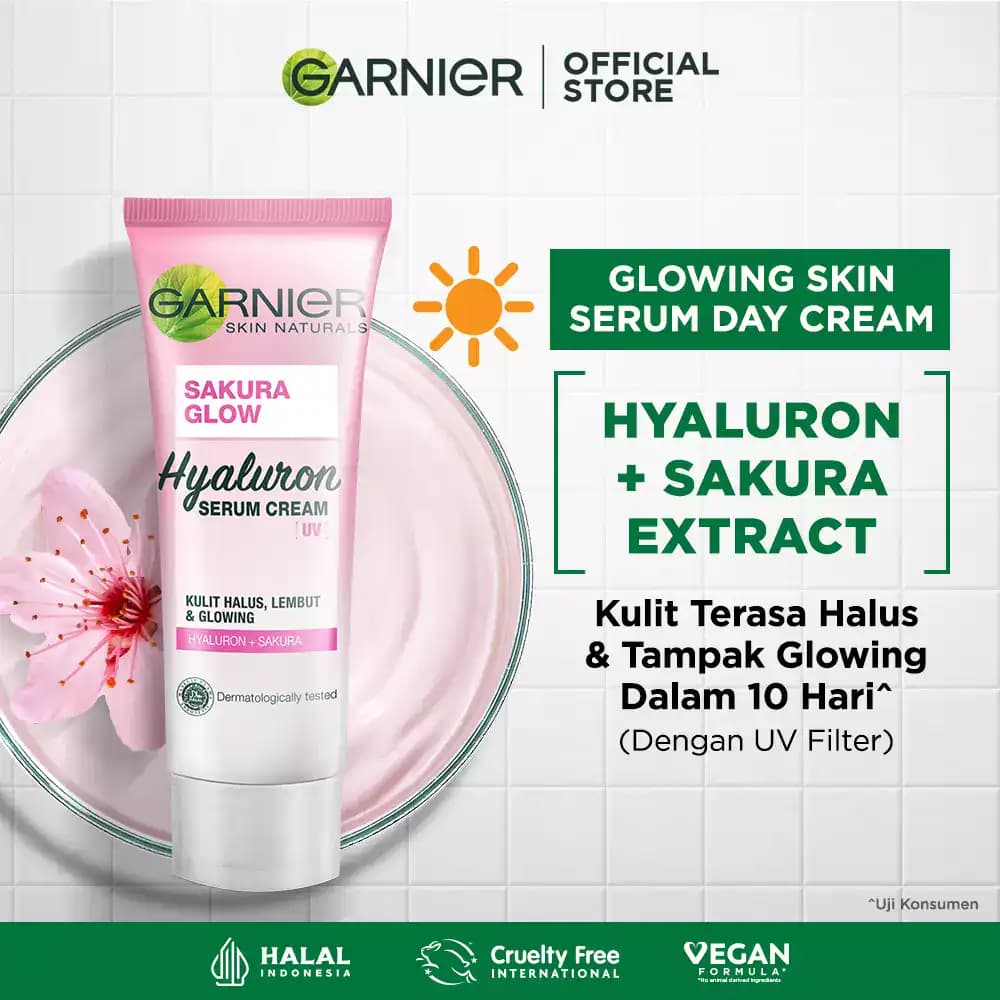 فوم شستشو گل ساکورا گارنیر Garnier Foam Sakura Glow — تصویر ۲